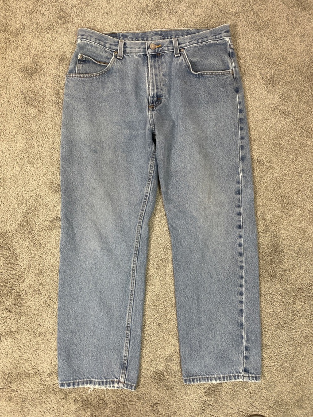 Wrangler Light Blue Relaxed Fit Men's Jeans